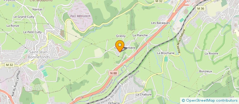 localisation de l'entreprise FLOLOMATEMMA  SAINT-JEAN-BONNEFONDS