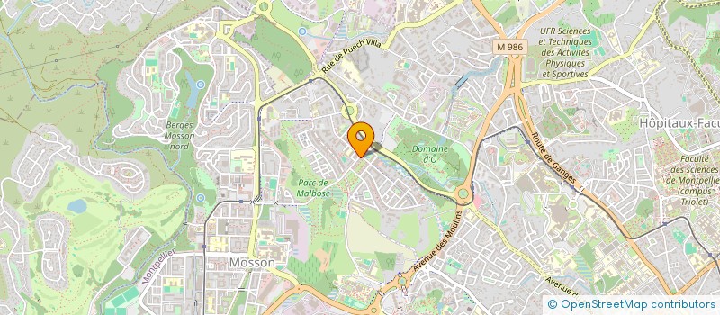 localisation de l'entreprise FLOMAD  MONTPELLIER