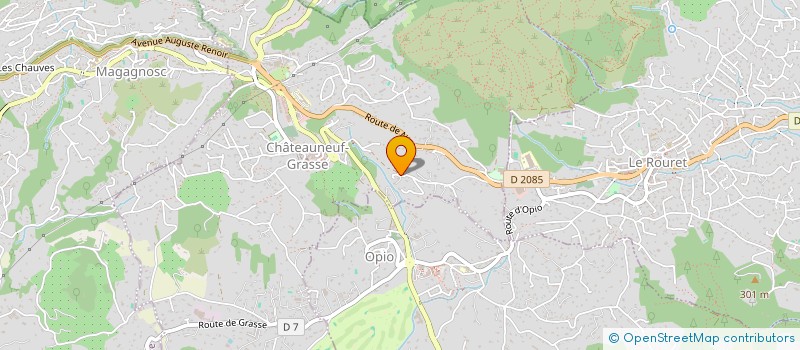 localisation de l'entreprise FLOMAE  CHATEAUNEUF-GRASSE