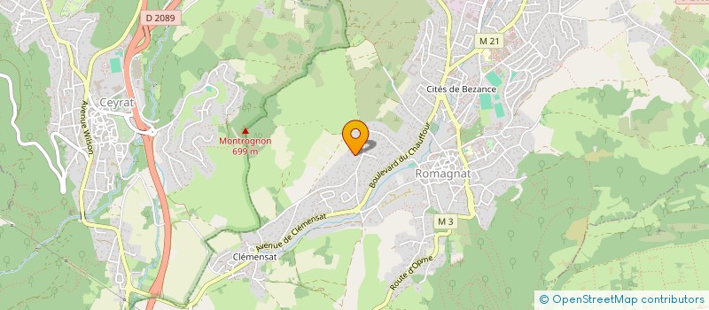 localisation de l'entreprise FLOMAEV  ROMAGNAT