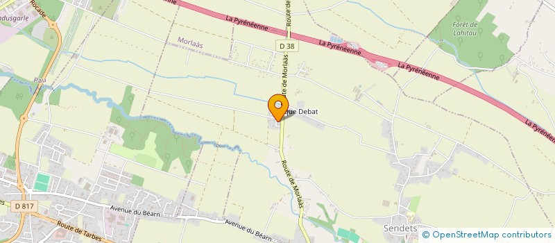 localisation de l'entreprise FLOMAJU  SENDETS