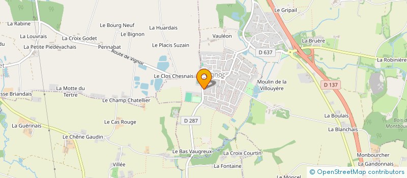 localisation de l'entreprise FLOMALEX  VIGNOC