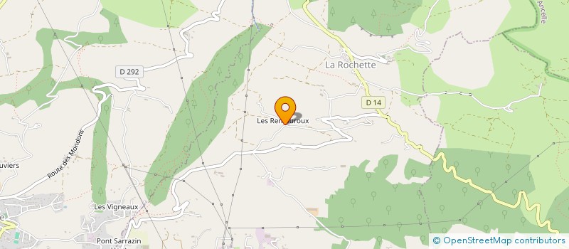 localisation de l'entreprise FLOMALINO à LA ROCHETTE