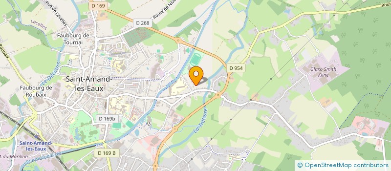 localisation de l'entreprise FLOMALO  SAINT-AMAND-LES-EAUX