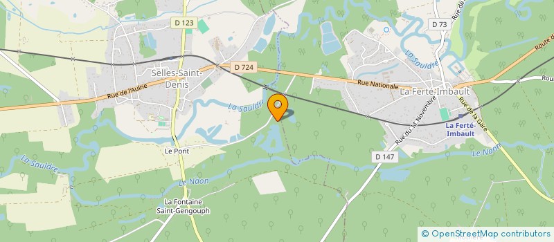 localisation de l'entreprise FLOMAN  SELLES-SAINT-DENIS