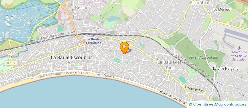 localisation de l'entreprise FLOMAR  LA BAULE-ESCOUBLAC