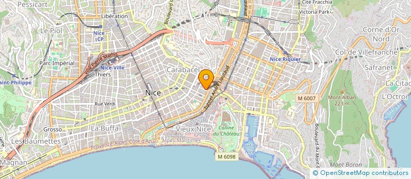 localisation de l'entreprise FLOMAR à NICE