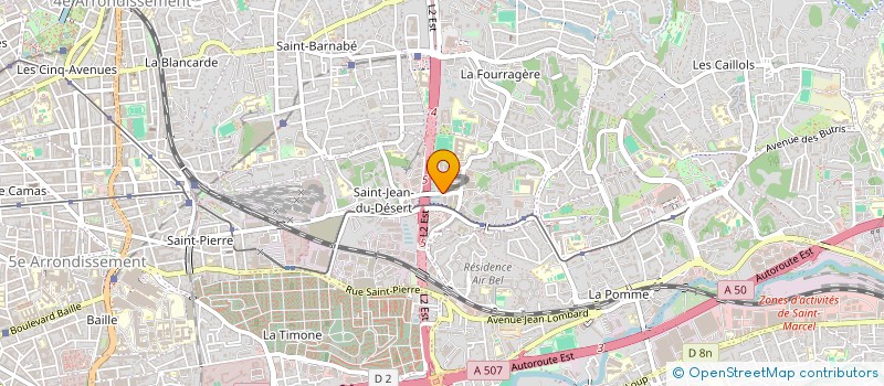 localisation de l'entreprise FLOMAR à MARSEILLE
