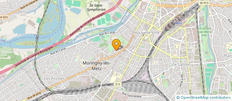 localisation de l'entreprise FLOMASA à MONTIGNY-LES-METZ