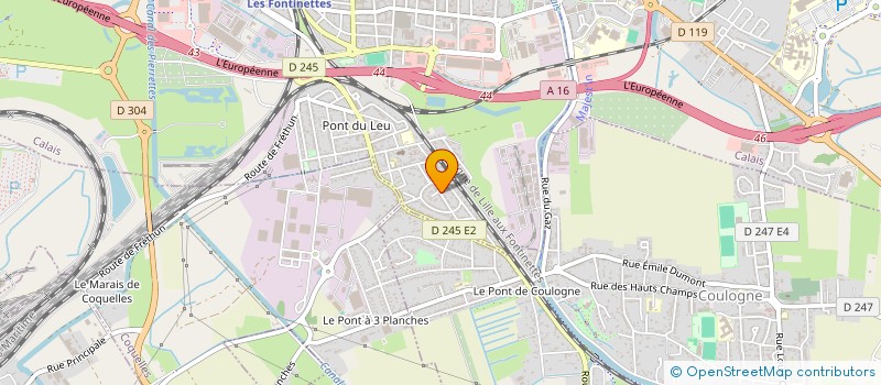 localisation de l'entreprise FLOMASHOP à CALAIS