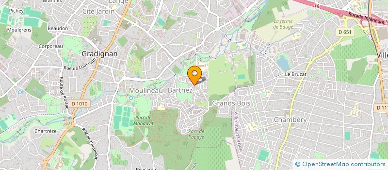 localisation de l'entreprise FLOMASTE DOMINO  GRADIGNAN