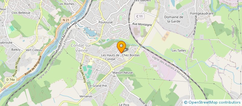 localisation de l'entreprise FLOMAX  CONDAT-SUR-VIENNE