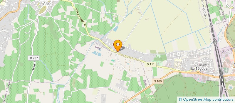 localisation de l'entreprise FLOMCO  ROCHEFORT-DU-GARD