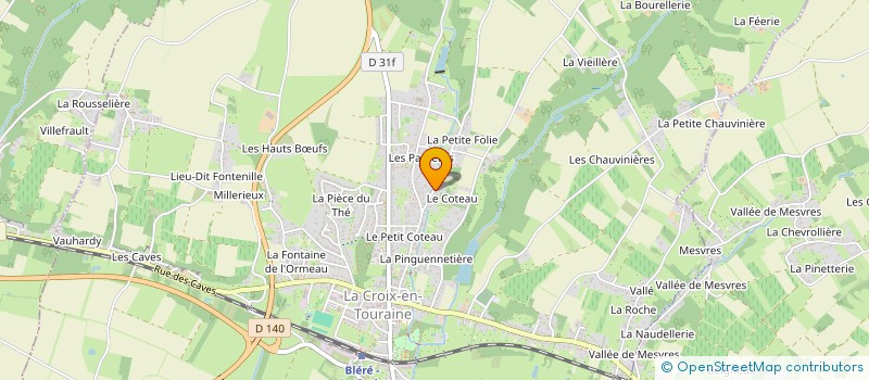 localisation de l'entreprise FLOMDHEL  LA CROIX-EN-TOURAINE