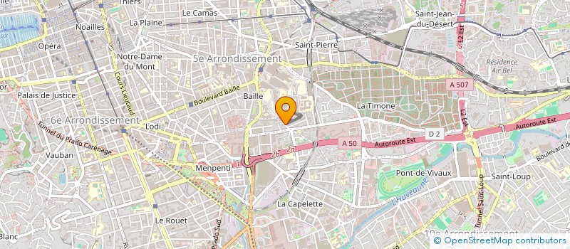 localisation de l'entreprise FLOME à MARSEILLE
