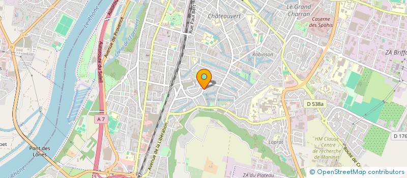 localisation de l'entreprise FLOMED à VALENCE