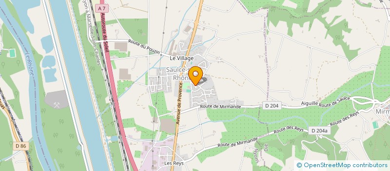 localisation de l'entreprise FLOMINA  SAULCE-SUR-RHONE