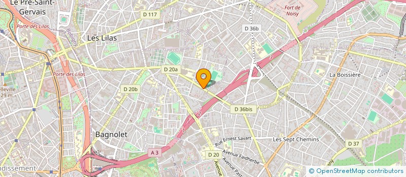 localisation de l'entreprise FLOMO SOFTWARE à BAGNOLET