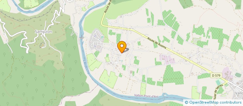 localisation de l'entreprise FLONACLE  VALLON-PONT-D'ARC