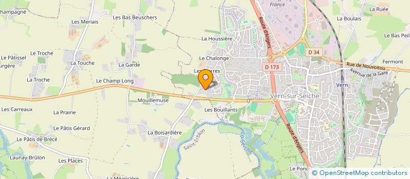 localisation de l'entreprise FLONAN  VERN-SUR-SEICHE