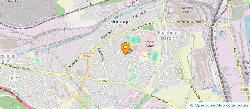 localisation de l'entreprise FLONET  FLORANGE