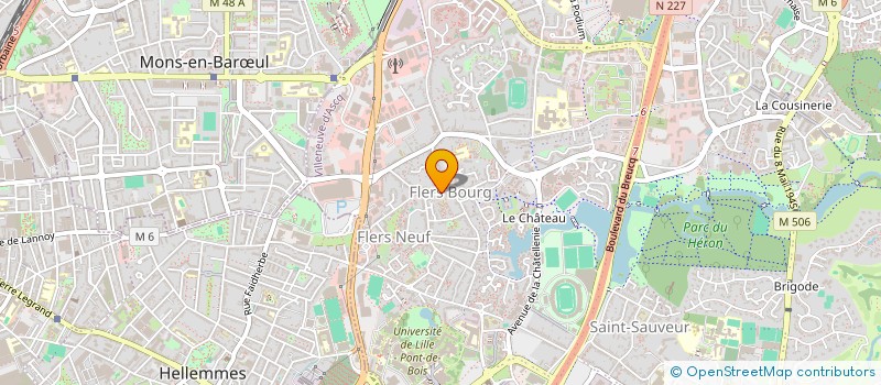 localisation de l'entreprise FLONI à VILLENEUVE-D'ASCQ