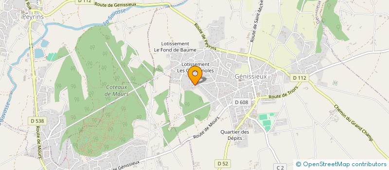 localisation de l'entreprise FLONI  GENISSIEUX