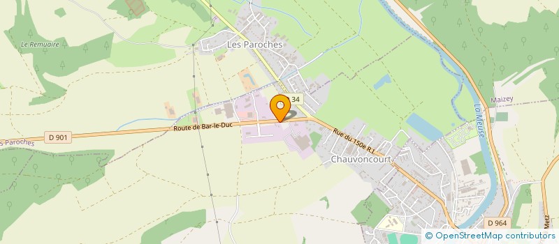 localisation de l'entreprise FLOOR'ECO à CHAUVONCOURT