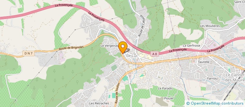 localisation de l'entreprise FLOOR RIPPERS  LE LUC