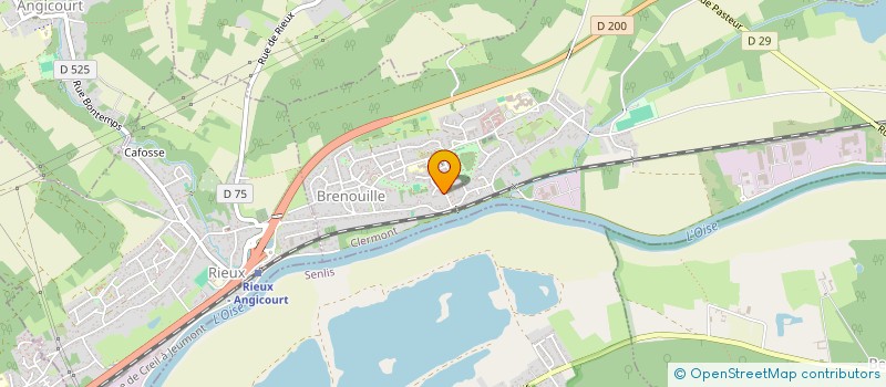 localisation de l'entreprise FLOOR60  BRENOUILLE