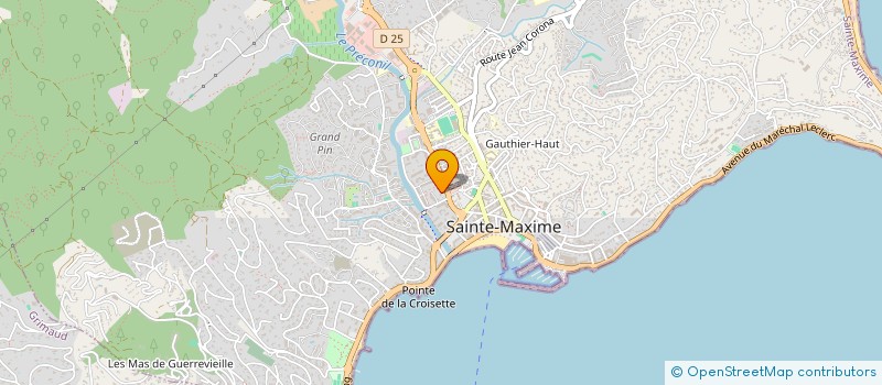 localisation de l'entreprise FLOORS & WALLS CARRELAGES à SAINTE-MAXIME