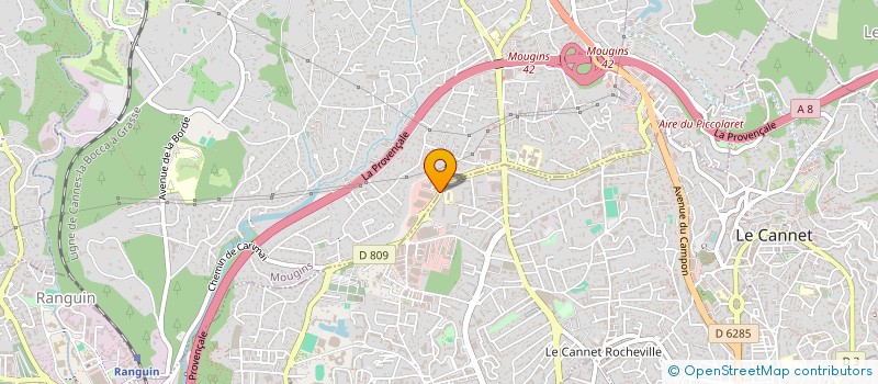 localisation de l'entreprise FLOPALE à MOUGINS