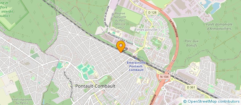 localisation de l'entreprise FLOPELEC à PONTAULT-COMBAULT