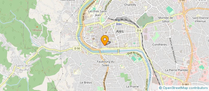 localisation de l'entreprise FLOPHINE à ALES