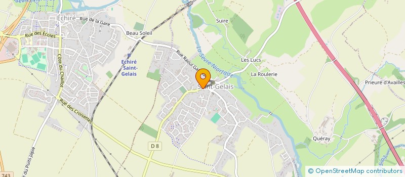 localisation de l'entreprise FLOPOL à SAINT-GELAIS