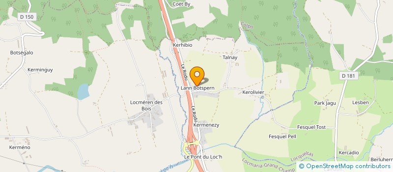 localisation de l'entreprise FLOPORO  LOCMARIA-GRAND-CHAMP