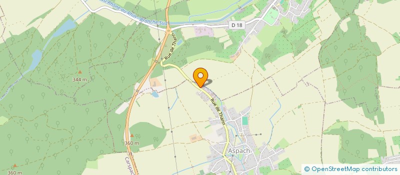 localisation de l'entreprise FLOPYMECA  ASPACH