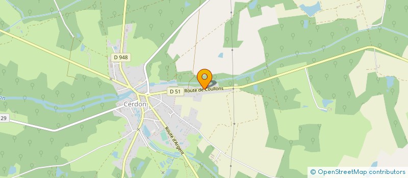 localisation de l'entreprise FLOQUET à CERDON