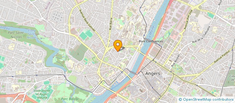 localisation de l'entreprise FLOQUET à ANGERS