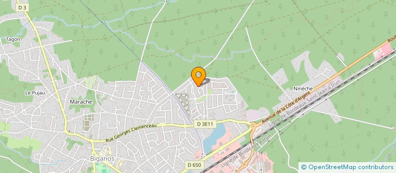 localisation de l'entreprise FLOQUET - MK  BIGANOS