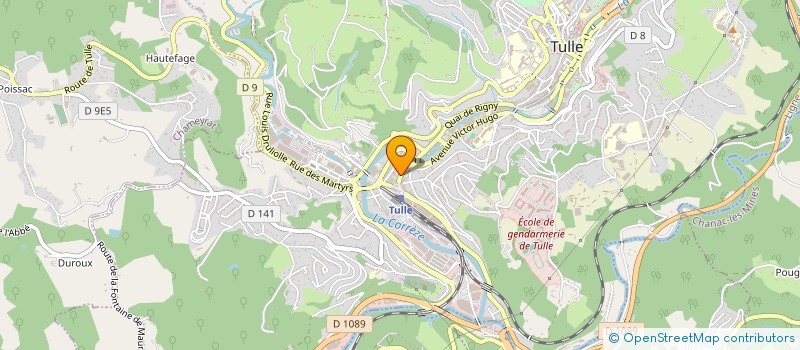 localisation de l'entreprise FLOR A TULLE  TULLE