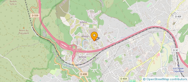 localisation de l'entreprise FLOR'IMMO  LA CIOTAT