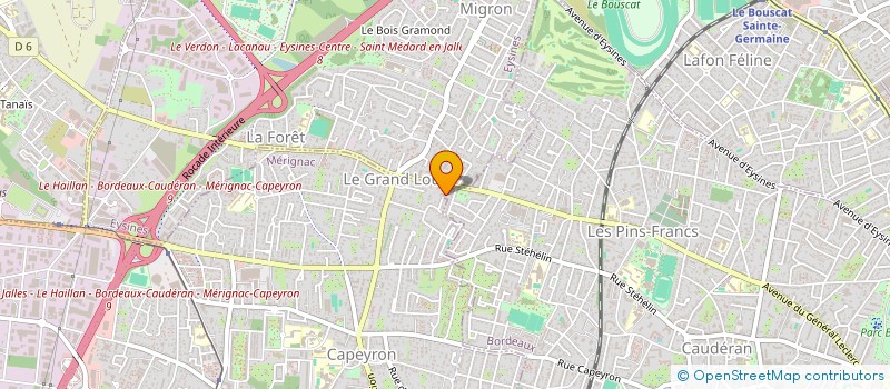 localisation de l'entreprise FLOR LG à BORDEAUX