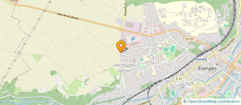 localisation de l'entreprise FLOR MENUISERIE à ETAMPES