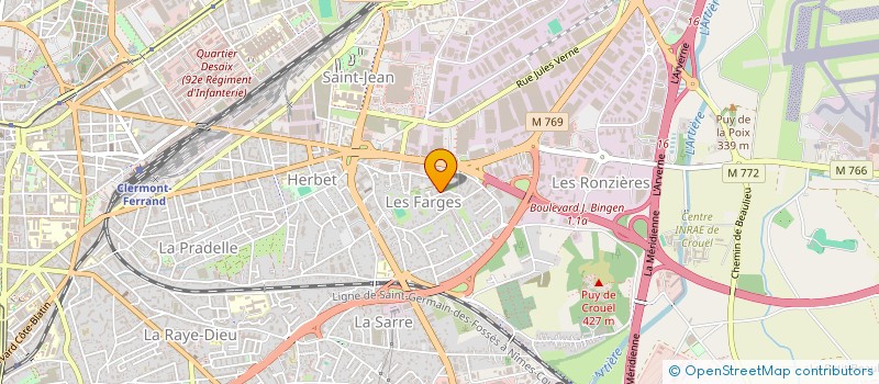 localisation de l'entreprise FLOR & ROSA  CLERMONT-FERRAND