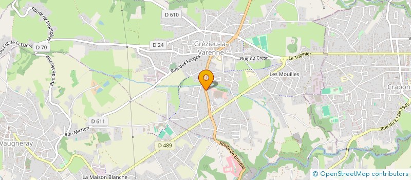 localisation de l'entreprise FLOR&SENS  GREZIEU-LA-VARENNE