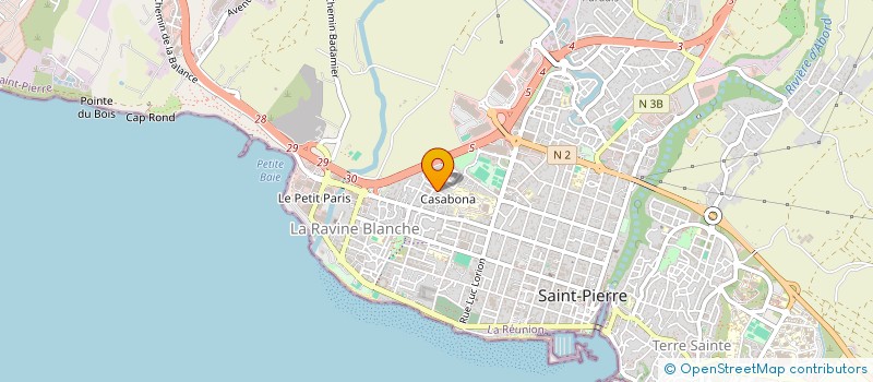 localisation de l'entreprise FLOR-VIDEO à SAINT-PIERRE