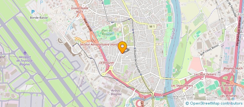 localisation de l'entreprise FLORA  BLAGNAC