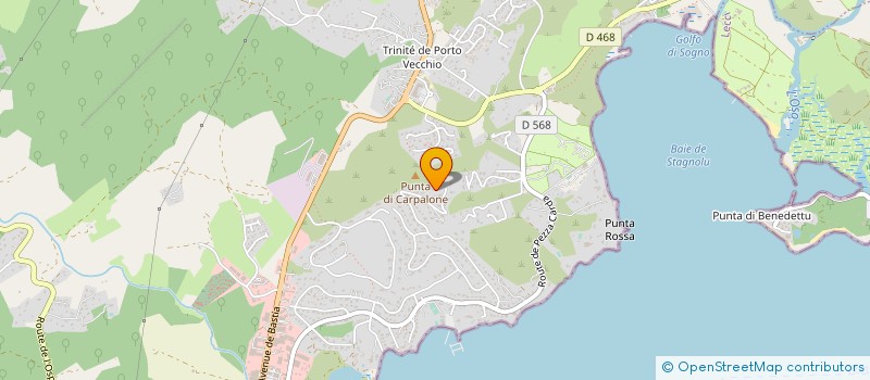 localisation de l'entreprise FLORA à PORTO-VECCHIO