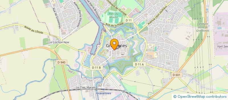 localisation de l'entreprise FLORA à GRAVELINES
